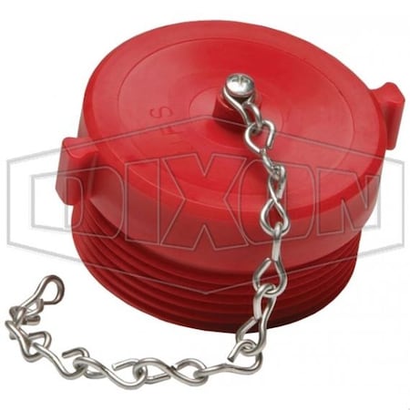 Dixon FDC Plug, 2-1/2 in, NYFD Connection, Polycarbonate PP250NYFD